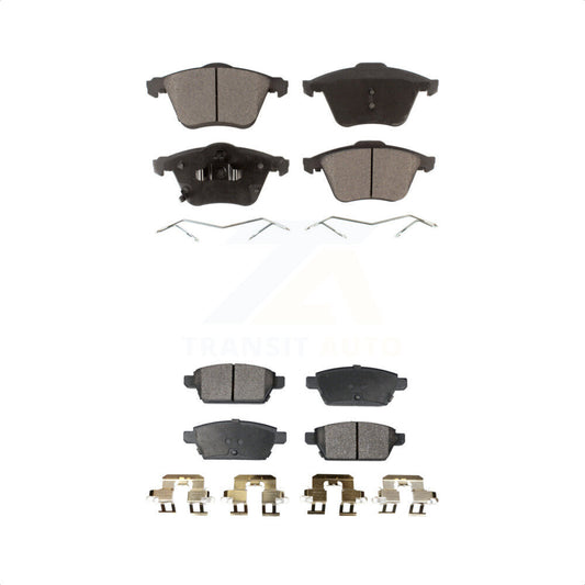 [Avant + Arrière] Kit de plaquette (céramique) de frein pour 2006-2007 Mazda 6 Mazdaspeed KTC-100095 par TEC