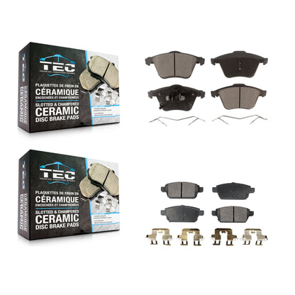[Avant + Arrière] Kit de plaquette (céramique) de frein pour 2006-2007 Mazda 6 Mazdaspeed KTC-100095