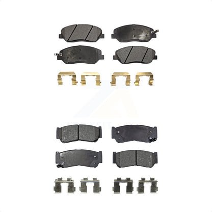 [Avant + Arrière] Kit de plaquette (céramique) de frein pour 2007-2009 Hyundai Santa Fe KTC-100098 par TEC