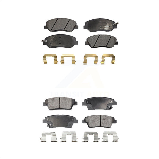 [Avant + Arrière] Kit de plaquette (céramique) de frein pour Hyundai Genesis 3.8L KTC-100099 par TEC