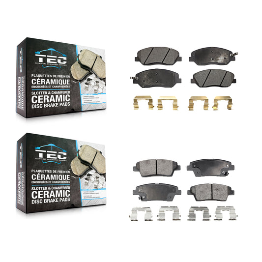 [Avant + Arrière] Kit de plaquette (céramique) de frein pour Hyundai Genesis 3.8L KTC-100099