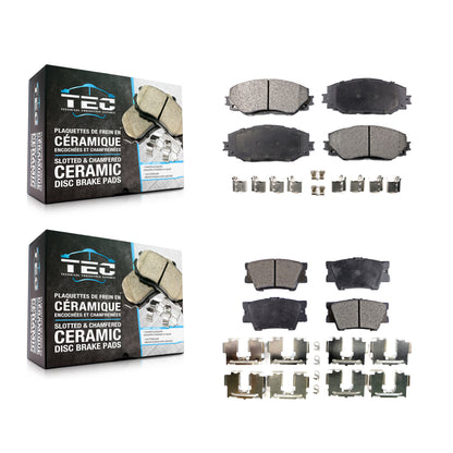 [Avant + Arrière] Kit de plaquette (céramique) de frein pour Toyota RAV4 Lexus HS250h KTC-100105