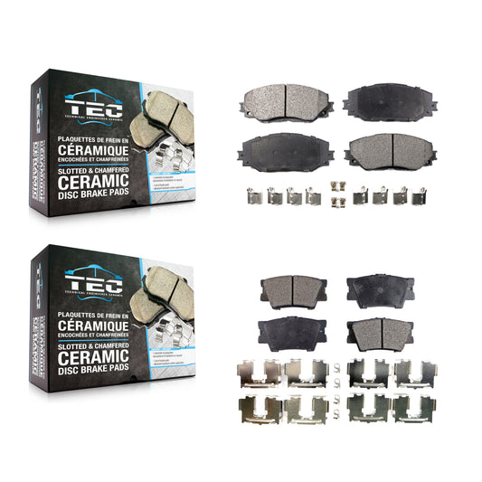 [Avant + Arrière] Kit de plaquette (céramique) de frein pour Toyota RAV4 Lexus HS250h KTC-100105