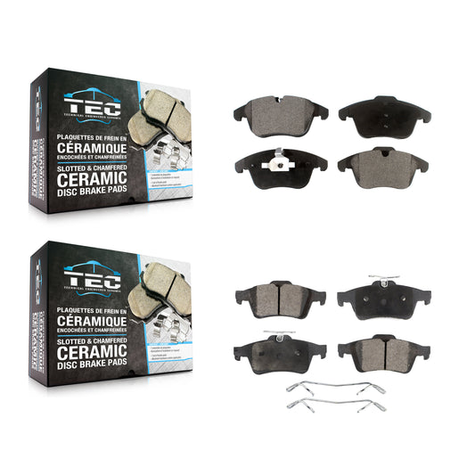 [Avant + Arrière] Kit de plaquette (céramique) de frein pour Jaguar XF XK XJ8 Vanden Plas S-Type KTC-100112