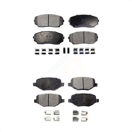 [Avant + Arrière] Kit de plaquette (céramique) de frein pour Ford Edge Lincoln MKX KTC-100115 par TEC