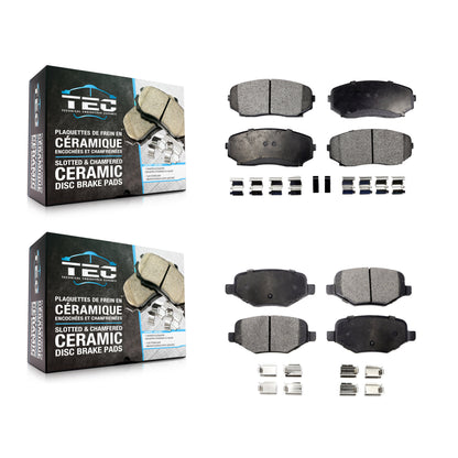 [Avant + Arrière] Kit de plaquette (céramique) de frein pour Ford Edge Lincoln MKX KTC-100115
