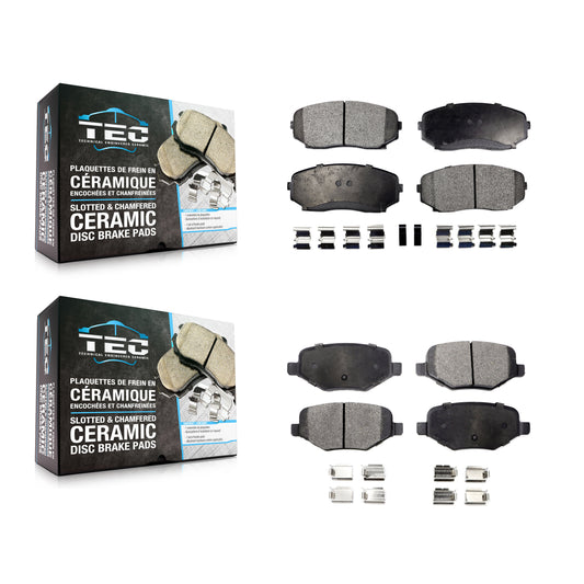 [Avant + Arrière] Kit de plaquette (céramique) de frein pour Ford Edge Lincoln MKX KTC-100115