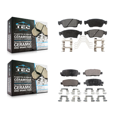 [Avant + Arrière] Kit de plaquette (céramique) de frein pour INFINITI G37 G35 Q60 KTC-100120