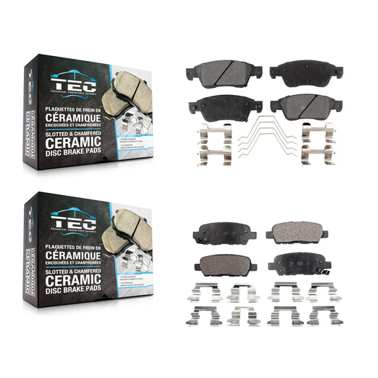 [Avant + Arrière] Kit de plaquette (céramique) de frein pour INFINITI G37 G35 Q60 KTC-100120