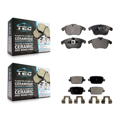 [Avant + Arrière] Kit de plaquette (céramique) de frein pour Volvo S80 Land Rover LR2 KTC-100134