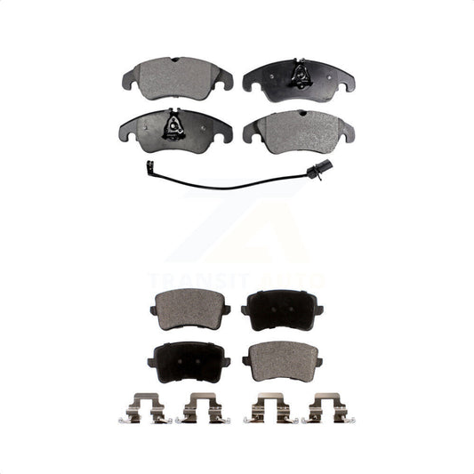 [Avant + Arrière] Kit de plaquette (céramique) de frein pour Audi Q5 A4 Quattro A5 allroad S5 KTC-100138 par TEC