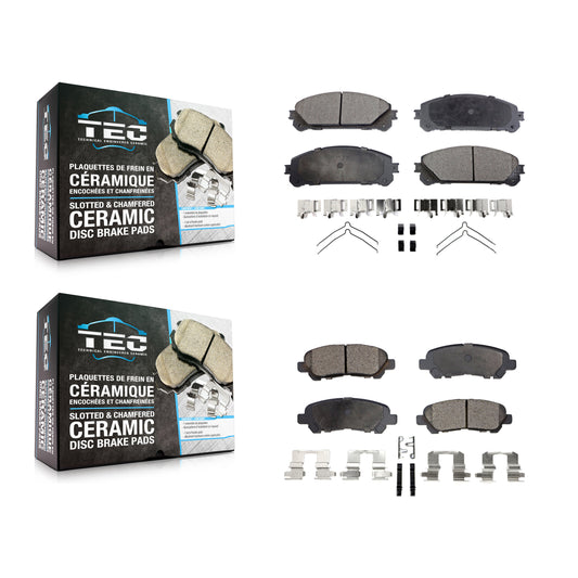 [Avant + Arrière] Kit de plaquette (céramique) de frein pour Toyota Highlander KTC-100140