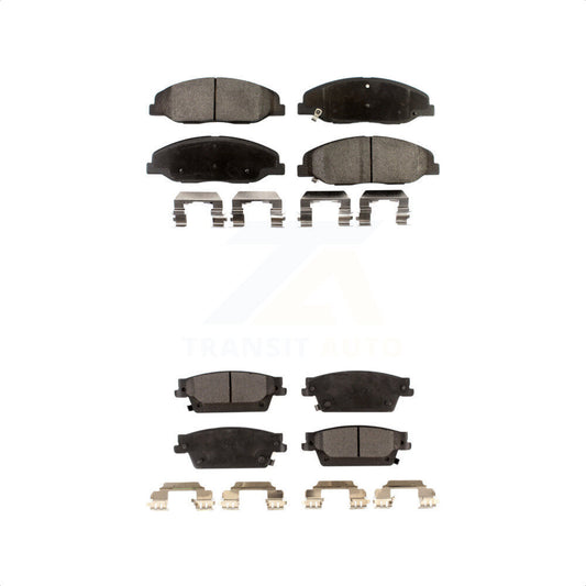 [Avant + Arrière] Kit de plaquette (céramique) de frein pour 2009-2011 Cadillac STS avec Performance Brakes KTC-100146 par TEC