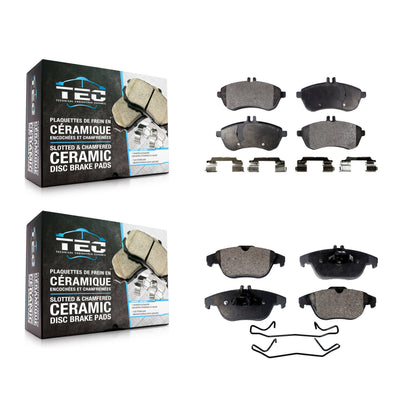 [Avant + Arrière] Kit de plaquette (céramique) de frein pour Mercedes-Benz C300 C250 C230 KTC-100150
