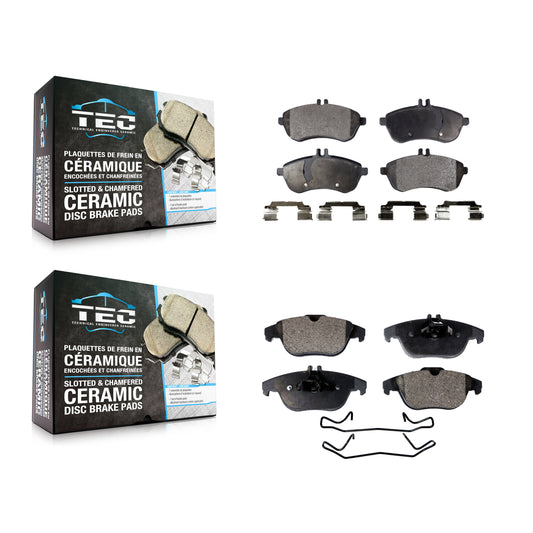 [Avant + Arrière] Kit de plaquette (céramique) de frein pour Mercedes-Benz C300 C250 C230 KTC-100150