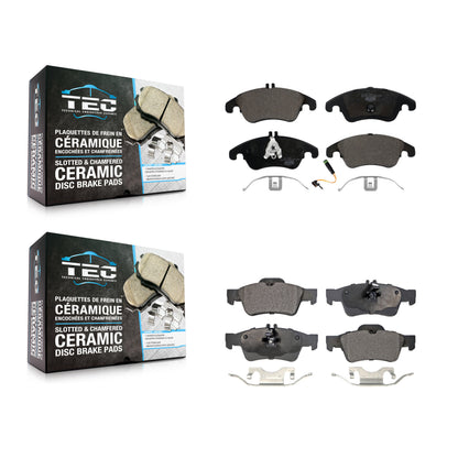 [Avant + Arrière] Kit de plaquette (céramique) de frein pour Mercedes-Benz E350 E400 CLS400 E250 KTC-100154
