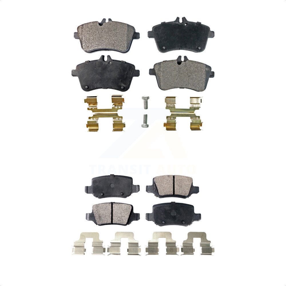 [Avant + Arrière] Kit de plaquette (céramique) de frein pour 2006-2011 Mercedes-Benz B200 KTC-100156 par TEC