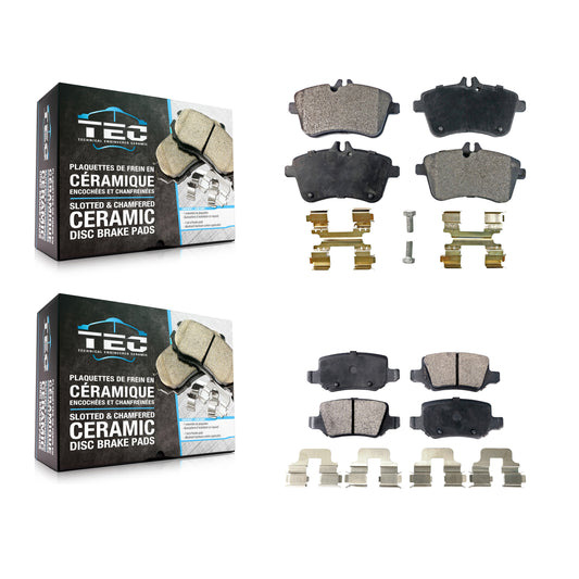 [Avant + Arrière] Kit de plaquette (céramique) de frein pour 2006-2011 Mercedes-Benz B200 KTC-100156