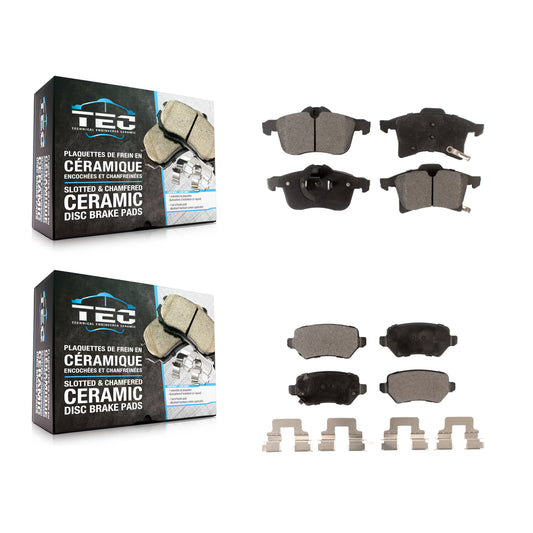 [Avant + Arrière] Kit de plaquette (céramique) de frein pour 2008-2009 Saturn Astra KTC-100157