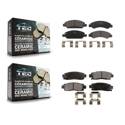 [Avant + Arrière] Kit de plaquette (céramique) de frein pour Cadillac XTS KTC-100162