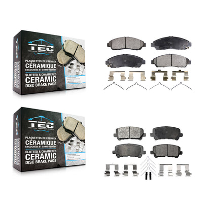 [Avant + Arrière] Kit de plaquette (céramique) de frein pour Honda Pilot Acura MDX ZDX KTC-100171