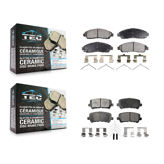 [Avant + Arrière] Kit de plaquette (céramique) de frein pour Honda Pilot Acura MDX ZDX KTC-100171