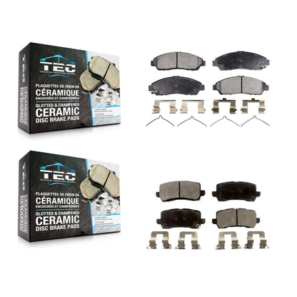 [Avant + Arrière] Kit de plaquette (céramique) de frein pour 2014-2020 Acura RLX Sport Hybrid SH-AWD KTC-100172