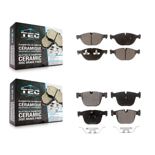 [Avant + Arrière] Kit de plaquette (céramique) de frein pour BMW X5 X6 xDrive50i KTC-100173
