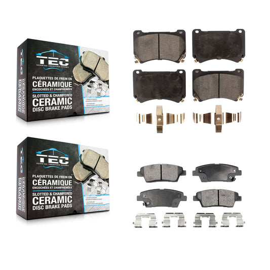 [Avant + Arrière] Kit de plaquette (céramique) de frein pour Hyundai Genesis KTC-100175