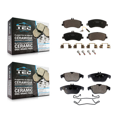 [Avant + Arrière] Kit de plaquette (céramique) de frein pour Mercedes-Benz GLK350 GLK250 KTC-100186