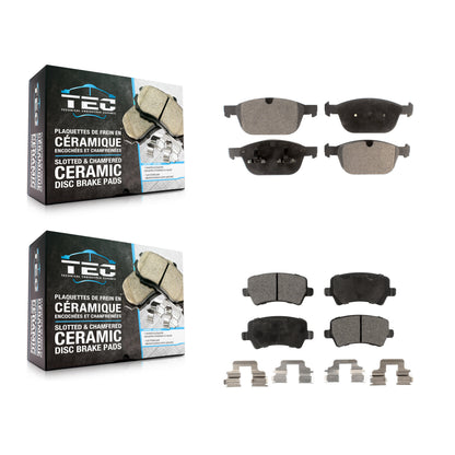 [Avant + Arrière] Kit de plaquette (céramique) de frein pour 2010-2015 Volvo XC60 KTC-100191