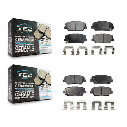 [Avant + Arrière] Kit de plaquette (céramique) de frein pour Hyundai Genesis Coupe KTC-100193