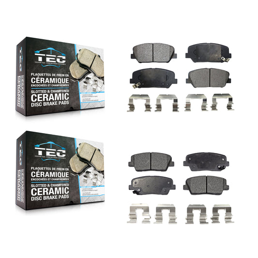 [Avant + Arrière] Kit de plaquette (céramique) de frein pour Hyundai Genesis Coupe KTC-100193