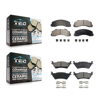 [Avant + Arrière] Kit de plaquette (céramique) de frein pour Ford F-150 KTC-100198
