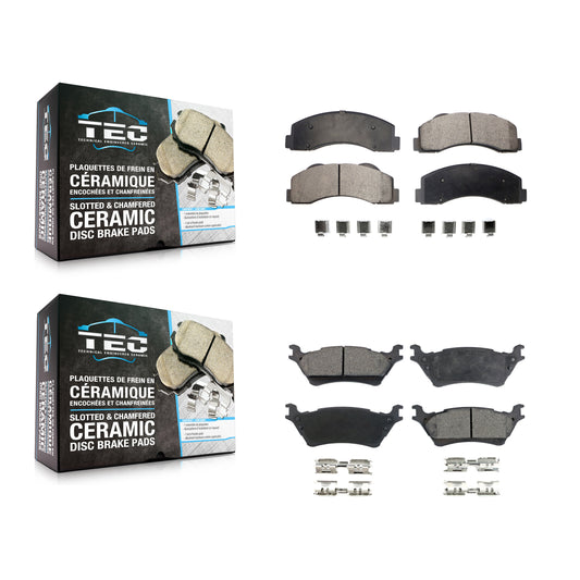 [Avant + Arrière] Kit de plaquette (céramique) de frein pour Ford F-150 KTC-100198