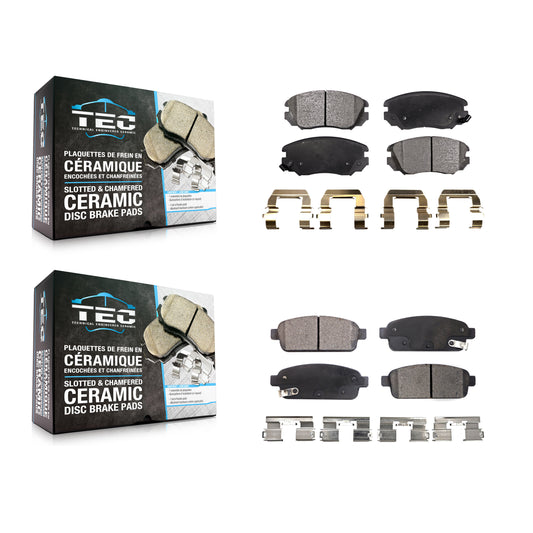 [Avant + Arrière] Kit de plaquette (céramique) de frein pour Buick Cascada Cadillac ELR KTC-100201