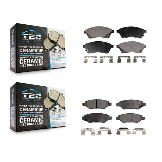 [Avant + Arrière] Kit de plaquette (céramique) de frein pour Cadillac SRX Saab 9-4X KTC-100202