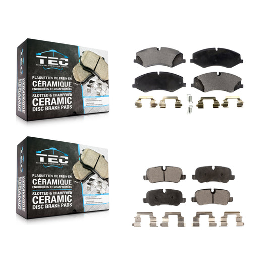 [Avant + Arrière] Kit de plaquette (céramique) de frein pour Land Rover LR4 Range Sport KTC-100203