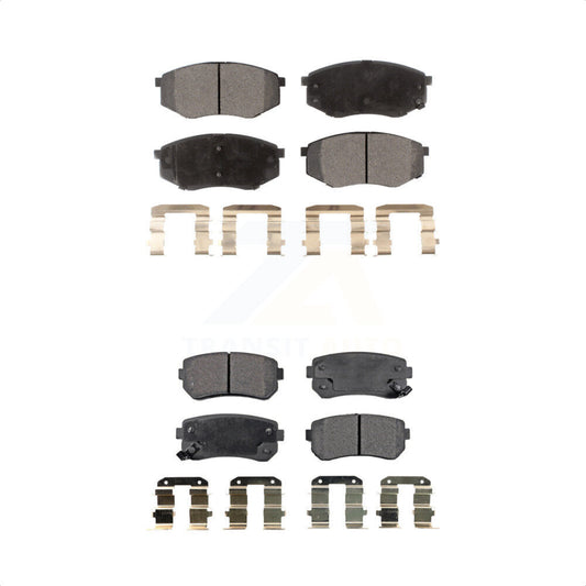 [Avant + Arrière] Kit de plaquette (céramique) de frein pour Hyundai Tucson Kia Sportage FWD KTC-100210 par TEC