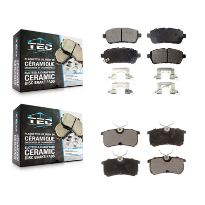 [Avant + Arrière] Kit de plaquette (céramique) de frein pour Ford Fiesta KTC-100211
