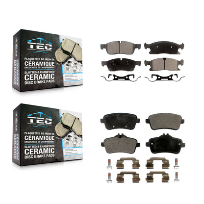 [Avant + Arrière] Kit de plaquette (céramique) de frein pour Mercedes-Benz ML350 GLE350 GLS450 GL450 GL350 ML400 GLE400 ML250 GLE300d KTC-100214