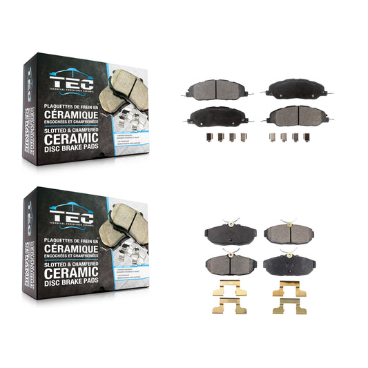 [Avant + Arrière] Kit de plaquette (céramique) de frein pour Ford Mustang Avanti KTC-100215