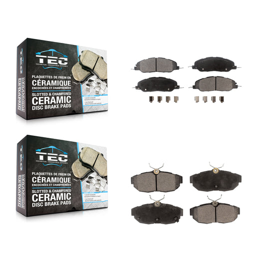 [Avant + Arrière] Kit de plaquette (céramique) de frein pour Ford Mustang KTC-100216