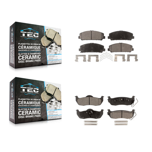 [Avant + Arrière] Kit de plaquette (céramique) de frein pour Nissan Titan Armada Infiniti QX56 INFINITI TITAN KTC-100227