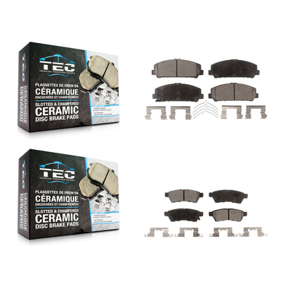 [Avant + Arrière] Kit de plaquette (céramique) de frein pour Suzuki Equator KTC-100228