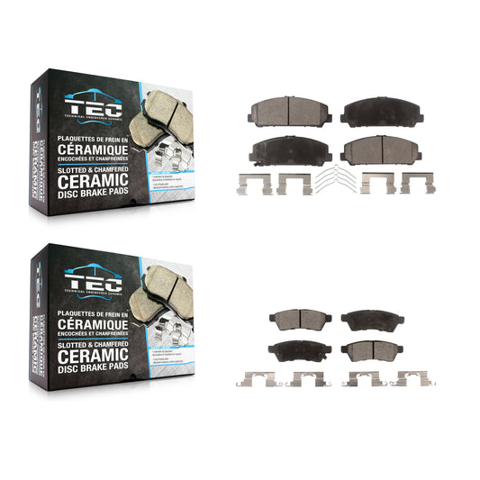 [Avant + Arrière] Kit de plaquette (céramique) de frein pour Suzuki Equator KTC-100228