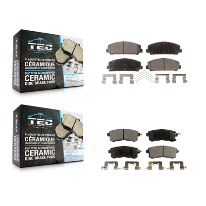 [Avant + Arrière] Kit de plaquette (céramique) de frein pour INFINITI Nissan Armada QX80 QX56 KTC-100230