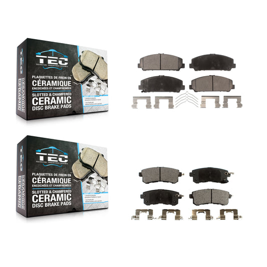 [Avant + Arrière] Kit de plaquette (céramique) de frein pour INFINITI Nissan Armada QX80 QX56 KTC-100230