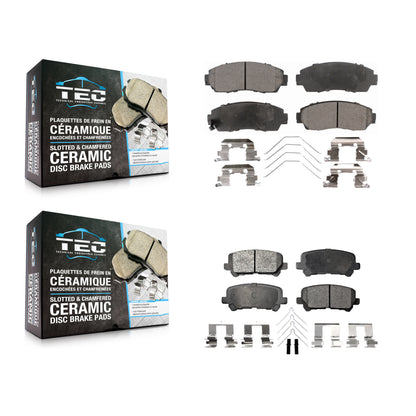 [Avant + Arrière] Kit de plaquette (céramique) de frein pour 2011-2017 Honda Odyssey KTC-100232