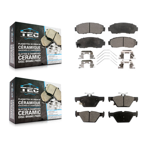 [Avant + Arrière] Kit de plaquette (céramique) de frein pour 2016-2019 Subaru Legacy 2.5L KTC-100233